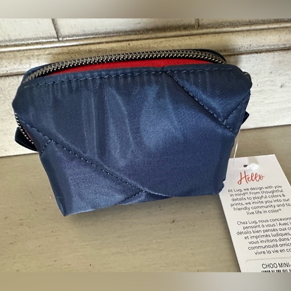 NWT Lug Choo Choo Mini Pill Case / Pouch in Navy - Picture 4 of 8